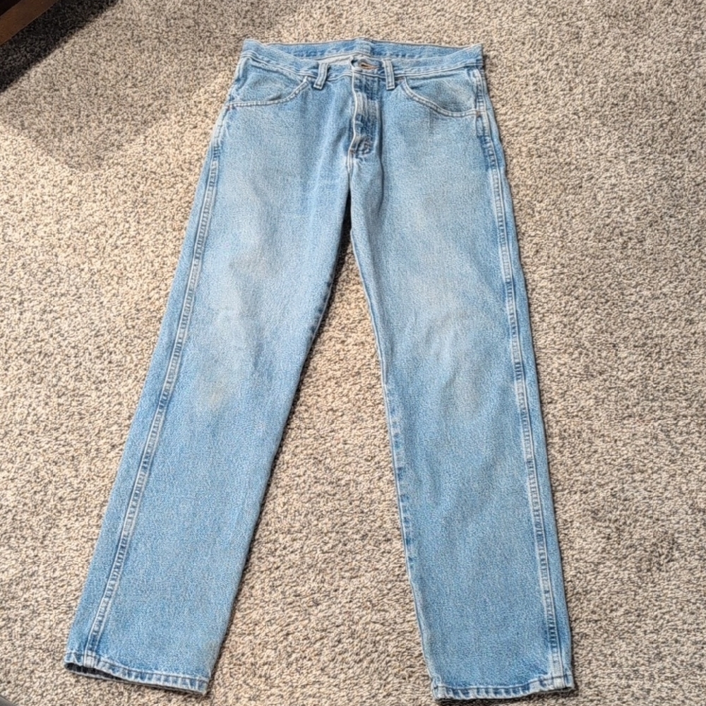 Vintage 90s Rustler Blue Straight Jeans Classic Fit